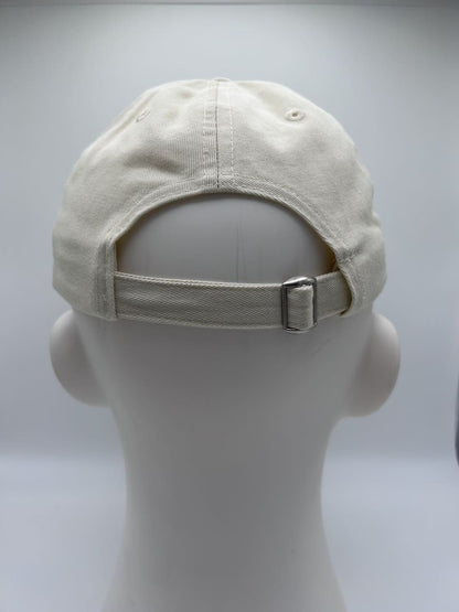 Rückseite der arrel ciao ragazzi dad cap in beige und lavendel